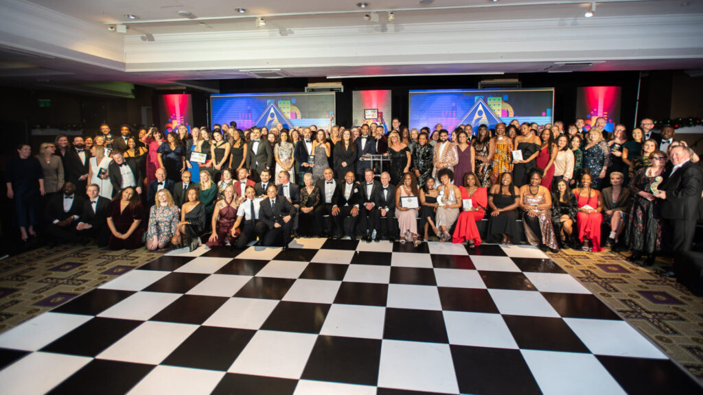 The 2024 Inclusive Awards winners and finalists celebrating together PHOTO CREDIT SARA PORTER